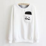 Thickened Cashmere Fashion Doll Head Sweater